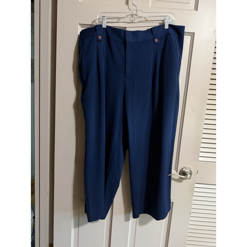 Women’s Lands End Dress Pants Size 22W Blue